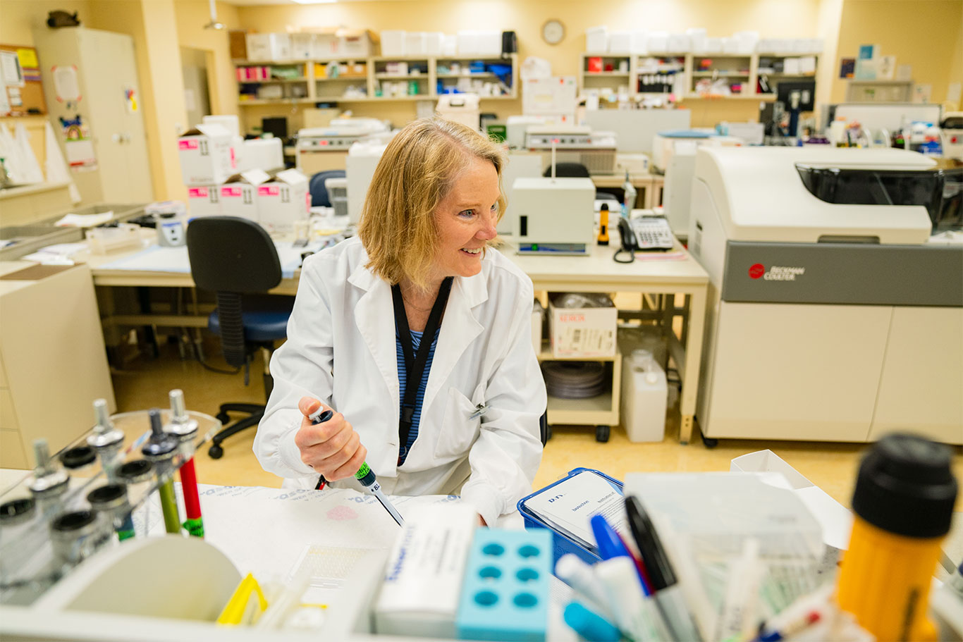 Karen Morgenthaler in the Lab Senior PRA Karen Morgenthaler in the Lab